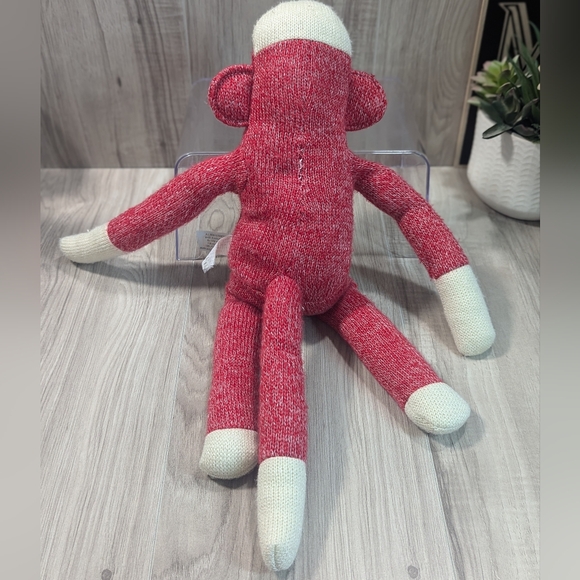 Ralph Lauren Style! Christmas Sock Monkey Red "Maxx" Plush Stuffed Animal 18" - Picture 4 of 7